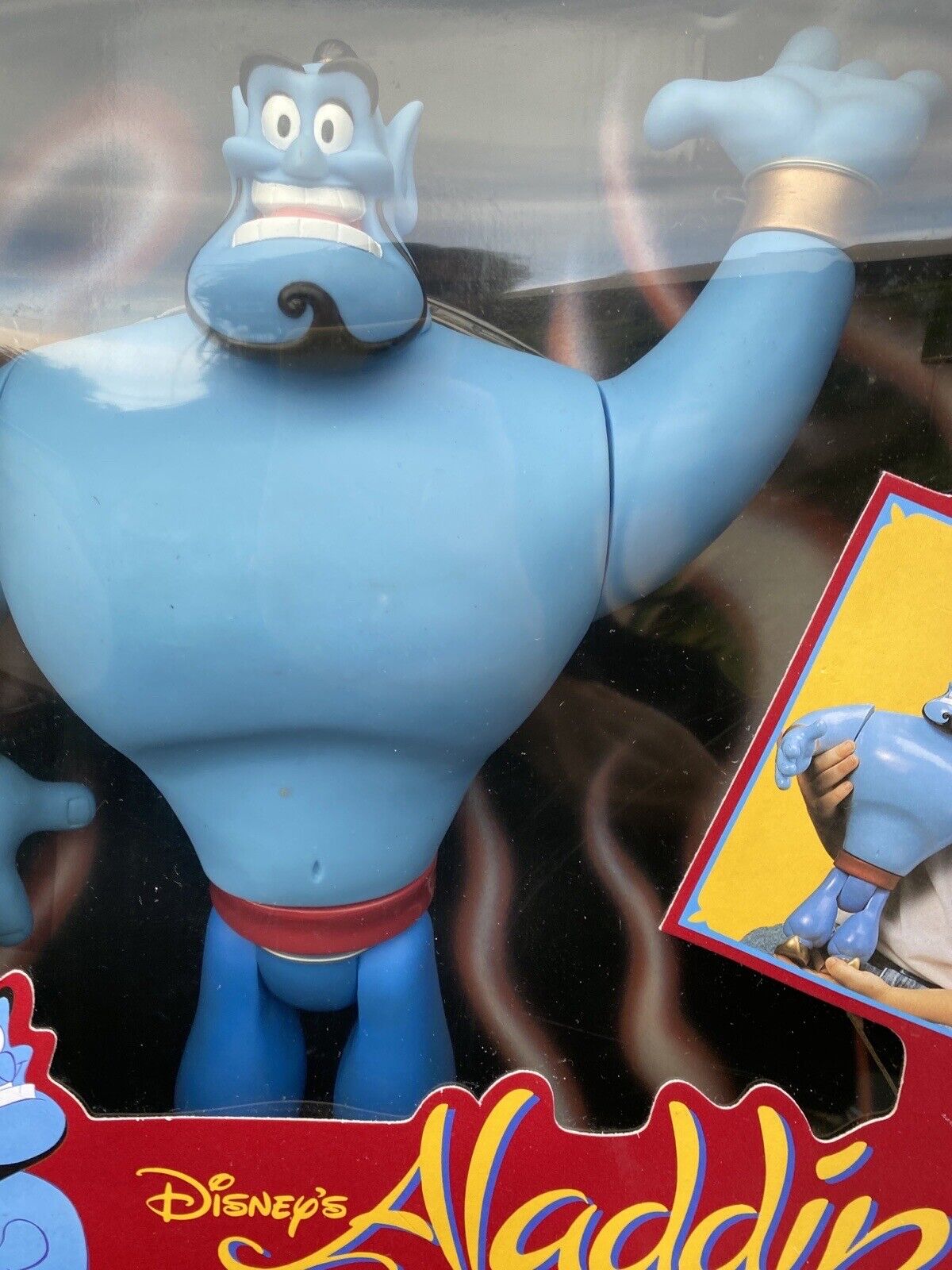 Vintage Mattel 1992 Aladdin Giant Genie Disney Action Figure #5325 New in Box thumbnail