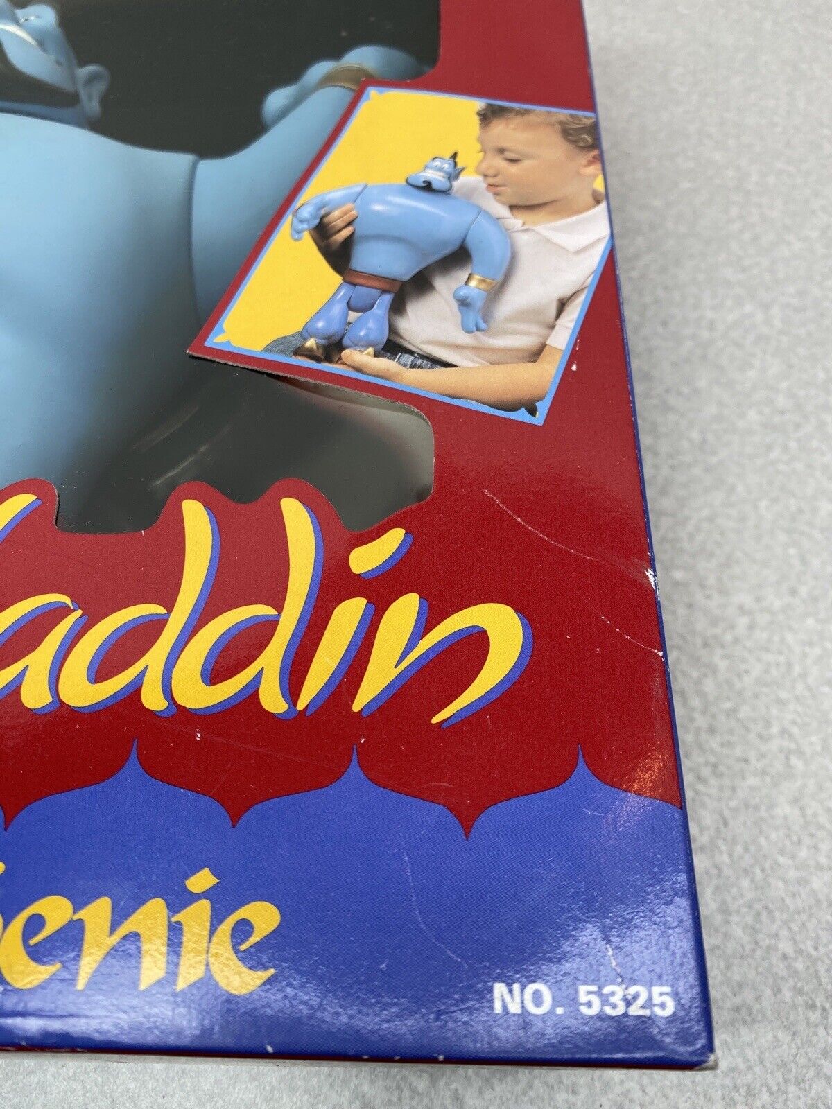 Vintage Mattel 1992 Aladdin Giant Genie Disney Action Figure #5325 New in Box thumbnail