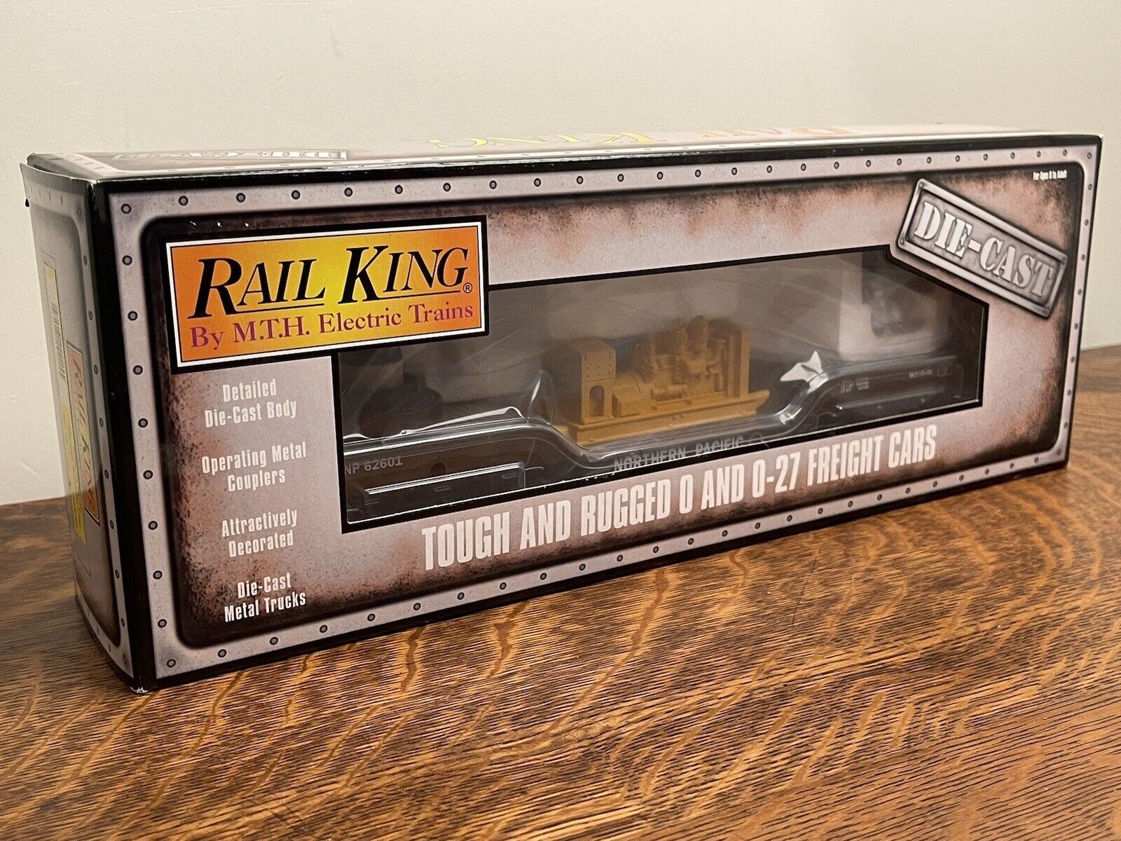 MTH 30-8306 Northern Pacific Die-Cast Searchlight Car #62601 NIB