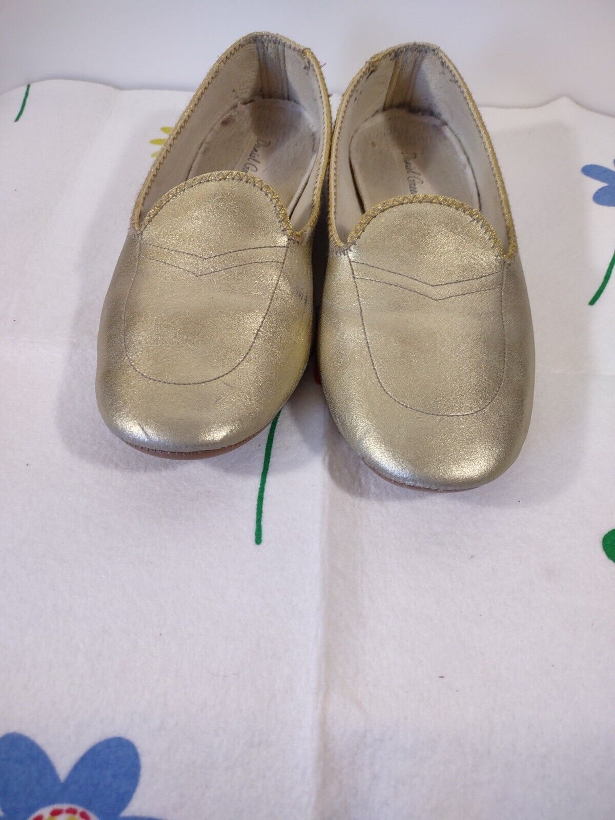 Daniel Green 40102-710 Womens Glamour   Slippers Casual   - Gold, Size 8, #5513 thumbnail