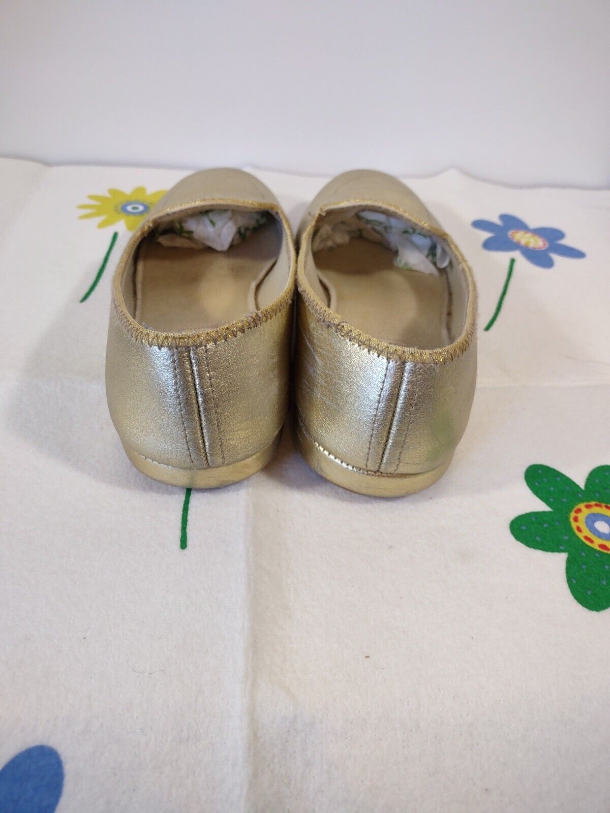 Daniel Green 40102-710 Womens Glamour   Slippers Casual   - Gold, Size 8, #5513 thumbnail