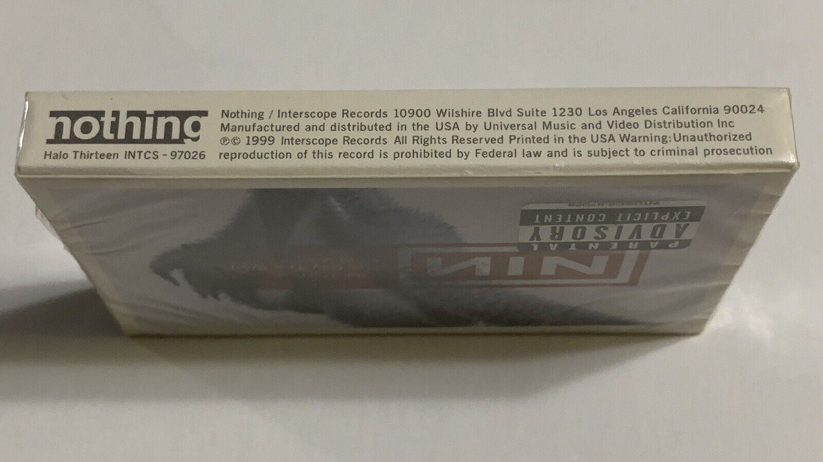 Sealed Nine Inch Nails the Day the World Went Away Cassette Single 1999 thumbnail