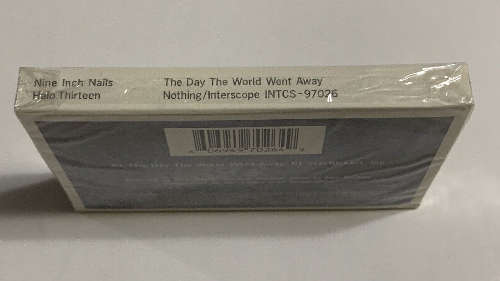 Sealed Nine Inch Nails the Day the World Went Away Cassette Single 1999 thumbnail