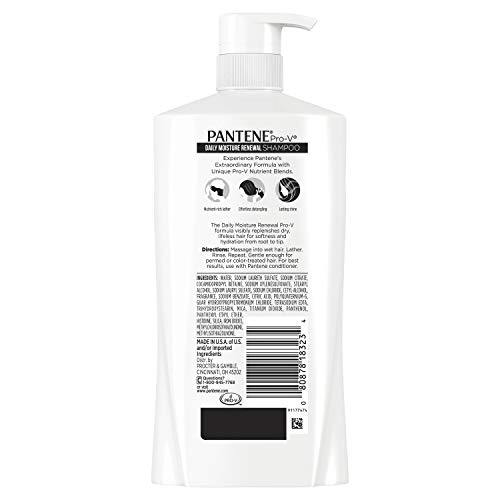 Pantene Pro-V Daily Moisture Renewal Shampoo, 30.4 Fl Oz thumbnail