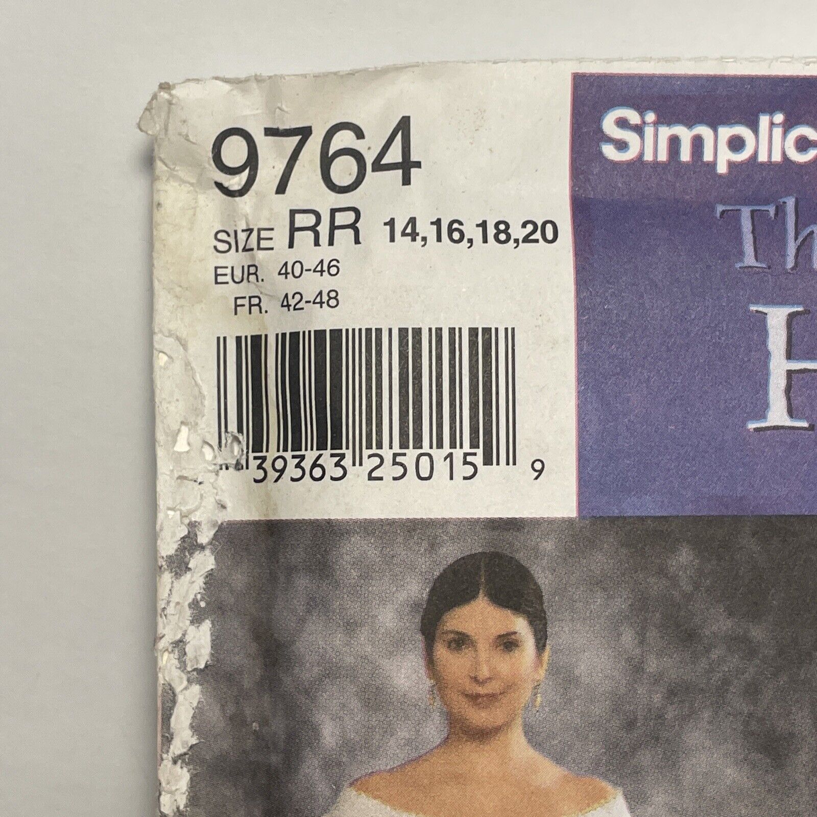 Simplicity 9764 Fashion Historian Martha McCain Sewing Size RR 14 16 18 20 thumbnail