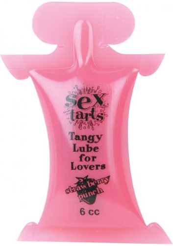 Sex Tarts Flavored Water Based Lubricant 6 CC Pillow Strawberry 96 per Lot