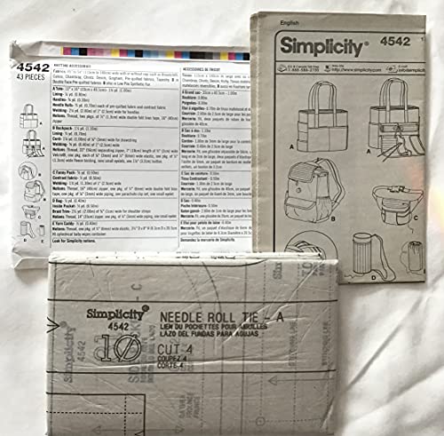 Simplicity 4542 Sew Knitting and Crocheting Organizers thumbnail