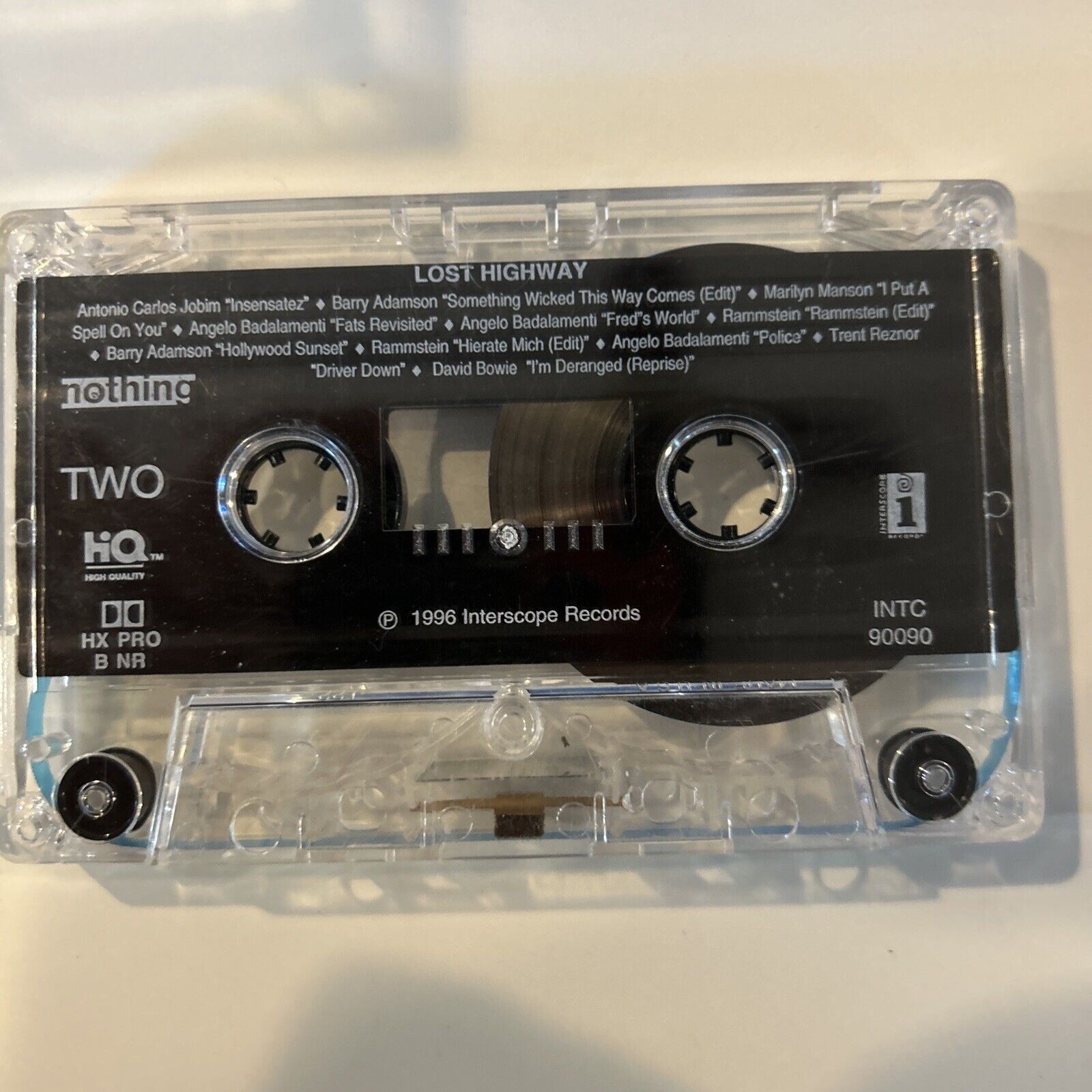 Cassette LOST HIGHWAY Soundtrack Industrial Alternative Rock 1996 David Lynch thumbnail