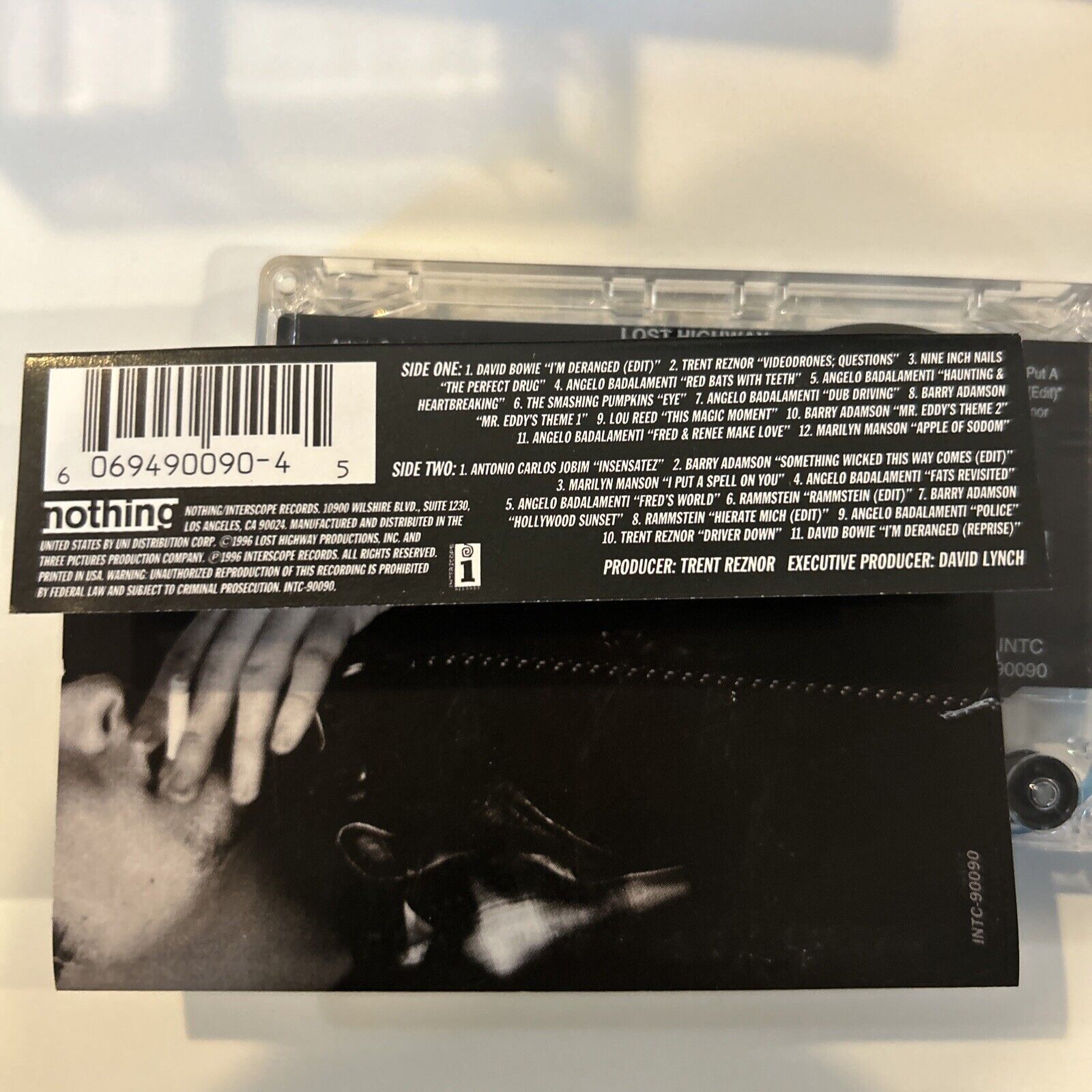 Cassette LOST HIGHWAY Soundtrack Industrial Alternative Rock 1996 David Lynch thumbnail