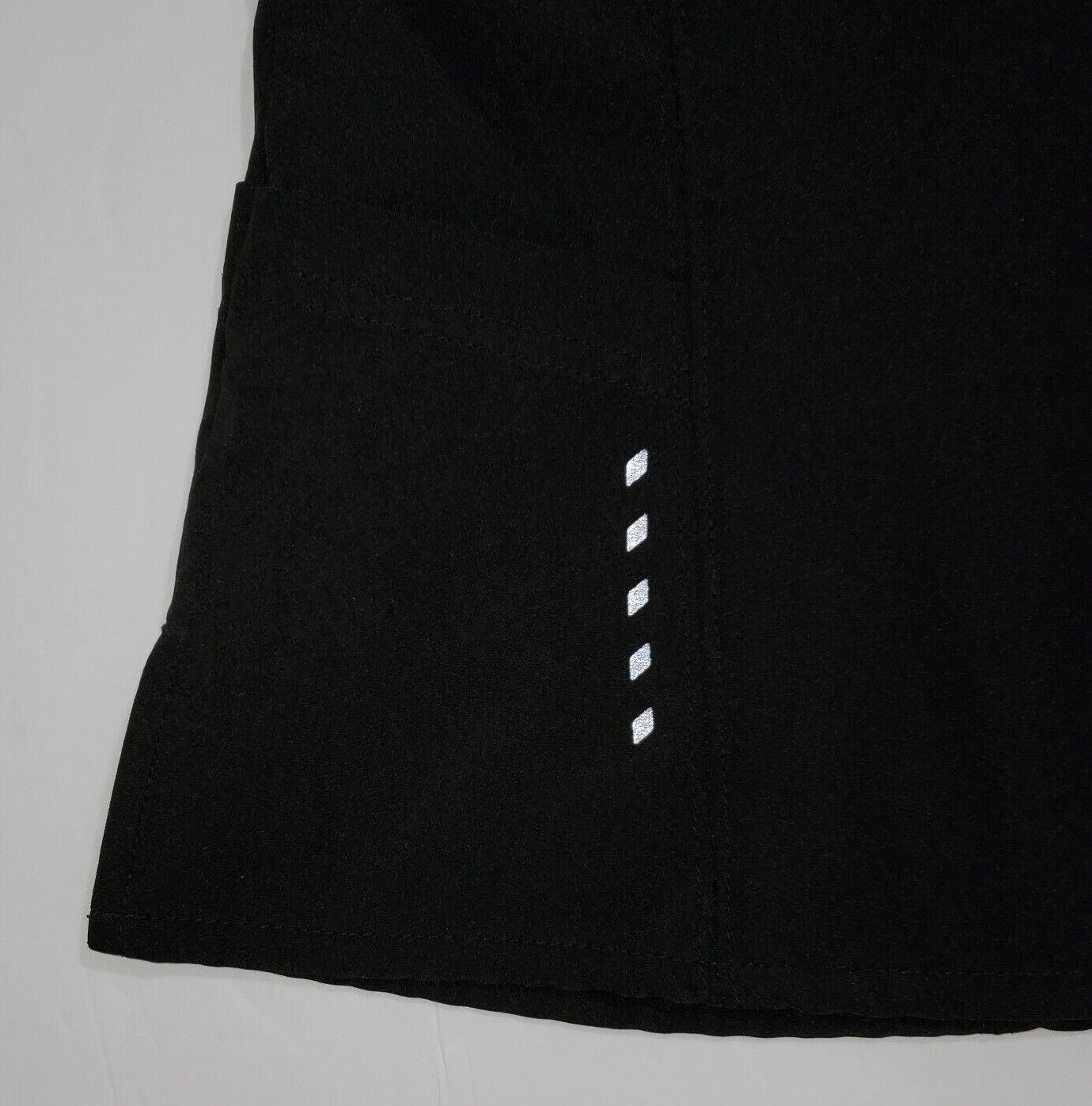 Barco One RACER ~ Women XS ~Style# 5105 Black V-Neck Stretch 4-Pocket Scrub Top thumbnail