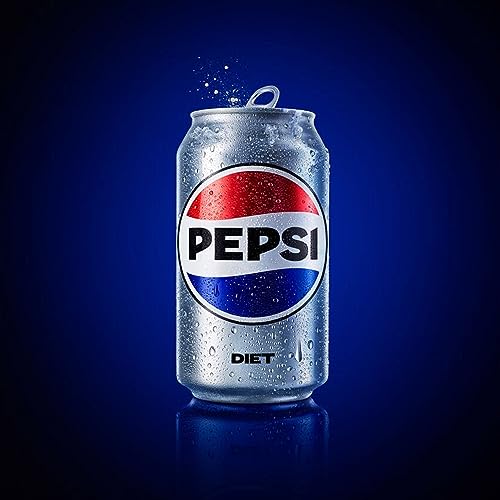 Pepsi Diet Cola Soda Pop, Zero Sugar, Zero Calorie, Sugar Free, 12 Fl Oz Cans (24 Pack) thumbnail