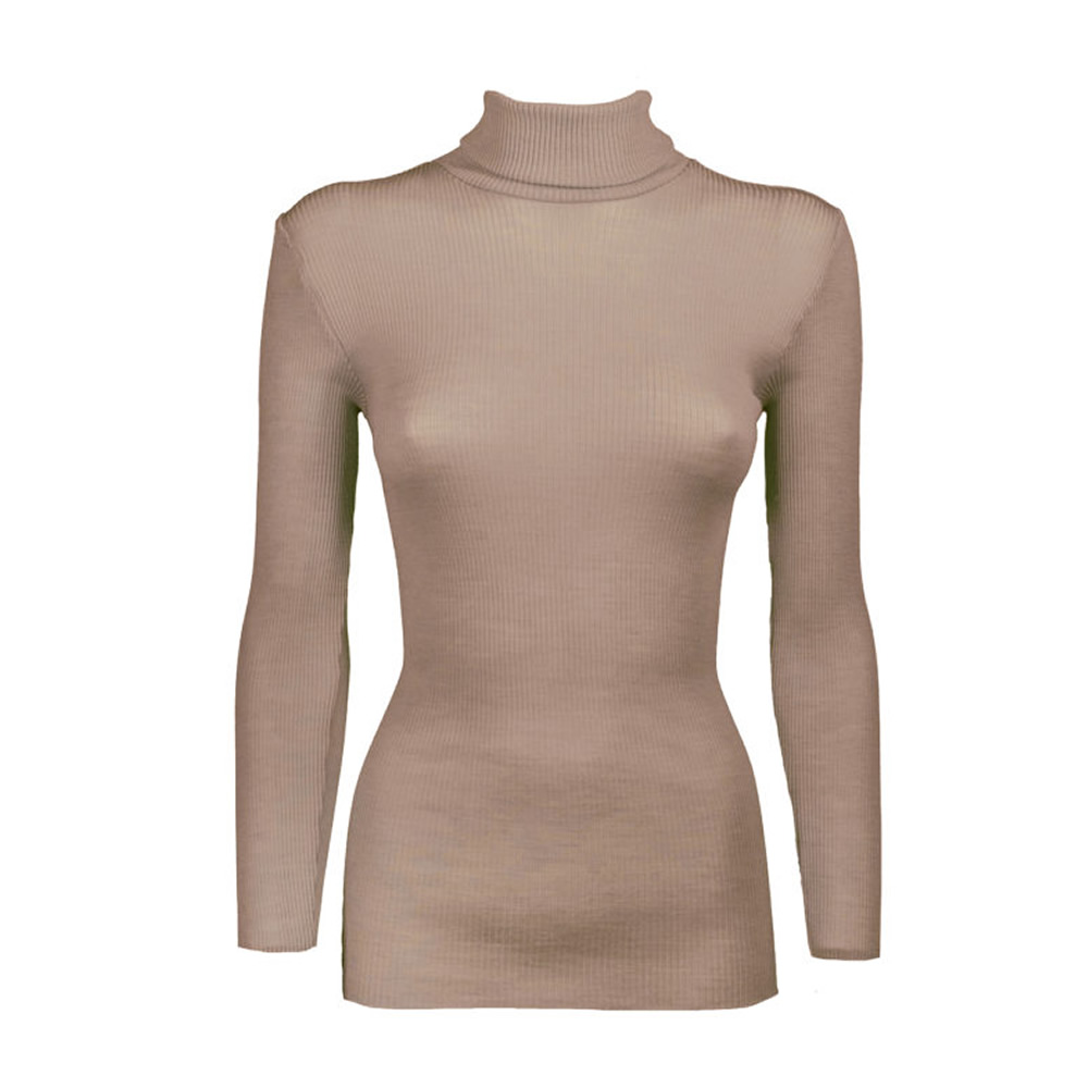 Dolcevita Donna 4501 6504 Lana E Seta Lisanza Nocciola