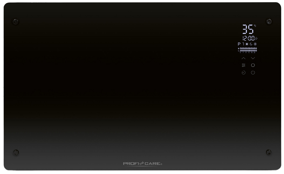 PROFI CARE Glas-Konvektorheizung PC-GKH 3119, Schwarz
