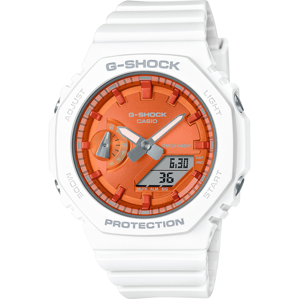 Casio G-shock WoMens White Watch GMA-S2100WS-7AER - One Size
