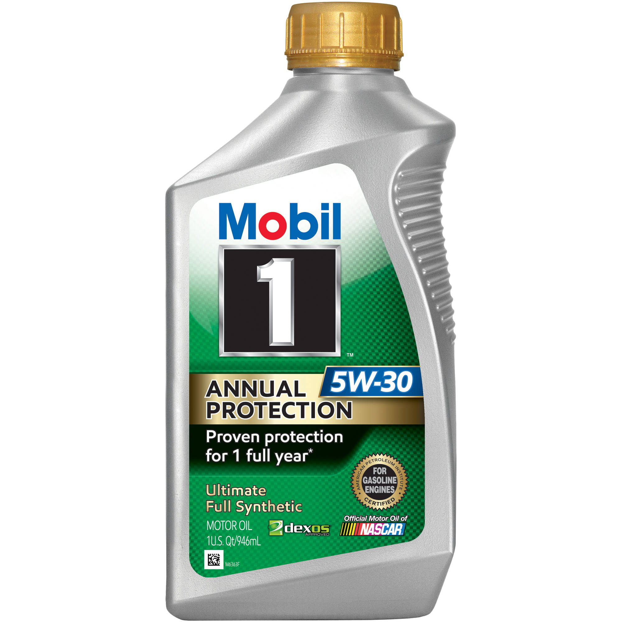 Mobil 1 Annual Protection Full Synthetic Motor Oil 5W-30  1 Qt