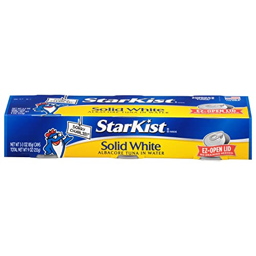 StarKist Solid White Albacore Tuna in Water, 3 Oz Cans (Pack of 24)
