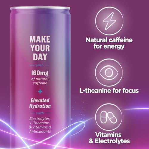 Sparkling Ice +ENERGY Berry Blast Sparkling Water. Energy Drinks with Vitamins & Electrolytes, Zero Sugar, 12 Fl Oz Cans (Pack of 12) thumbnail
