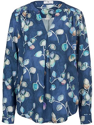 La Blouse 100% Viscose  Peter Hahn Bleu thumbnail