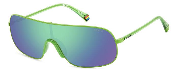Polaroid Polarized Grey Green Mirror Shield Unisex Sunglasses PLD 6222/S 01ED/5Z 99
