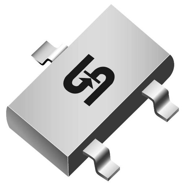 Taiwan Semiconductor MMBT3904 RFG Transistors NPN 60V 200mA SOT-23