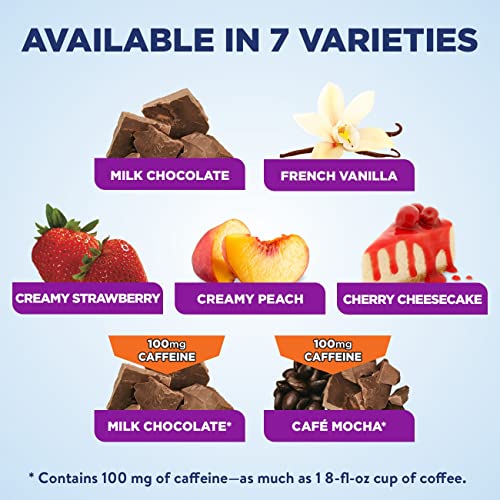 Ensure Max Protein Shake  30g Protein  Milk Chocolate with Caffeine  11 Fl Oz  12 Pack thumbnail