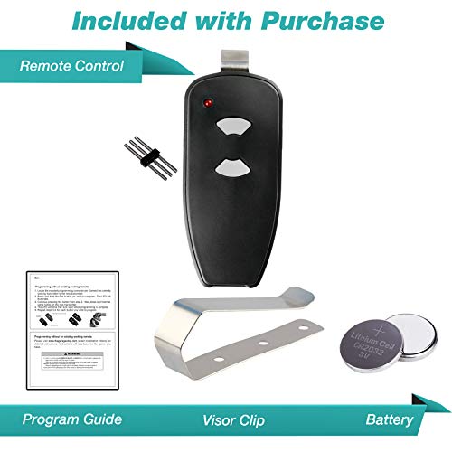 2 Garage Door Opener Remotes for Marantec Harrison Martin M3-2312 thumbnail