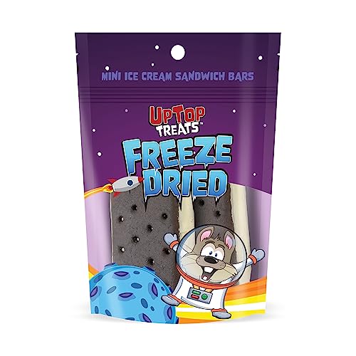Sandwich Bars - Freeze Dried Ice Cream | Vanilla Flavored Ice Cream & Chocolate Wafers | for Backpacking, Camping, or as a Gift - Freeze-Dried in the