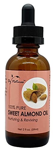 By Natures 100% Pure Sweet Almond Oil 2 Fl Oz (Pack of 2)