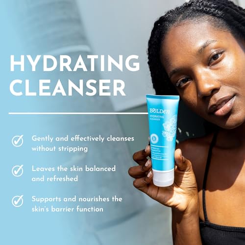 BOLDEN Hydrating Cleanser | Moisturizing Daily Face Wash for Dry  Sensitive Skin | Non-Stripping & Fragrance Free | 3.4 Fl Oz thumbnail