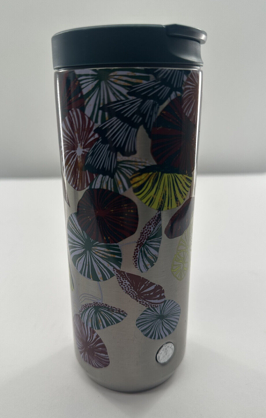 Starbucks Stainless Steel Ocean and Forest Tumbler 12 Oz RARE
