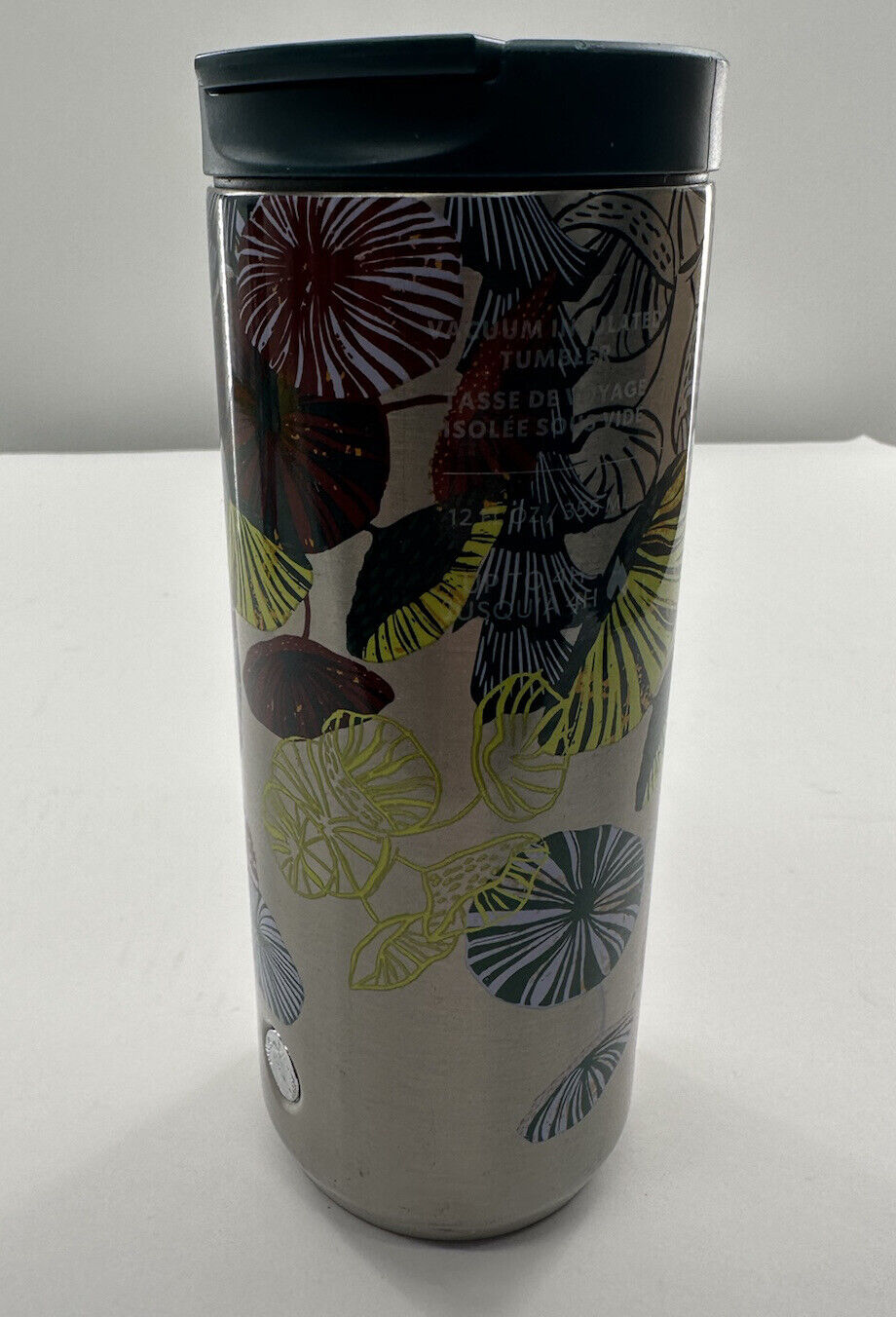Starbucks Stainless Steel Ocean and Forest Tumbler 12 Oz RARE thumbnail