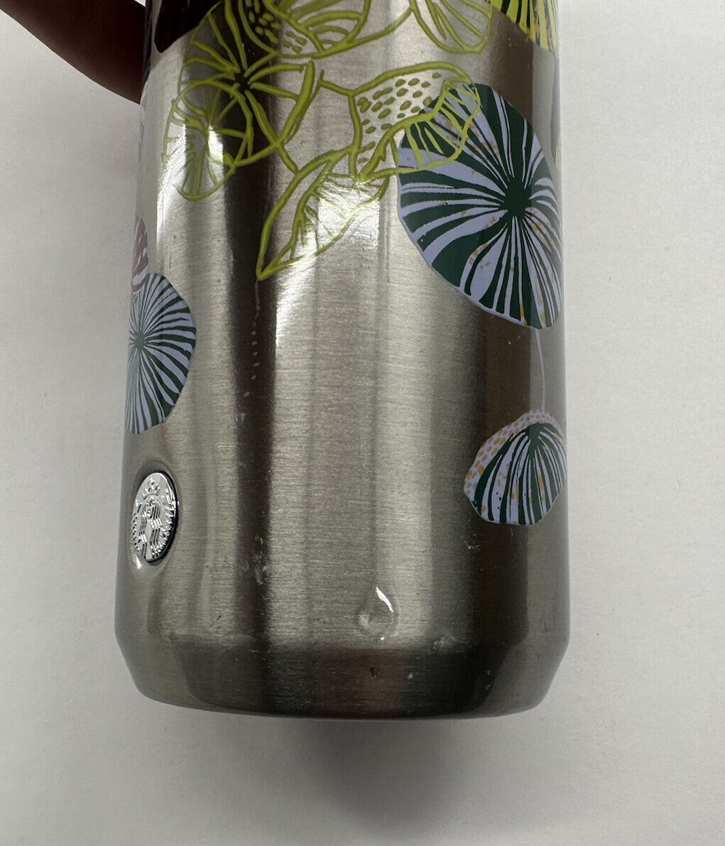 Starbucks Stainless Steel Ocean and Forest Tumbler 12 Oz RARE thumbnail