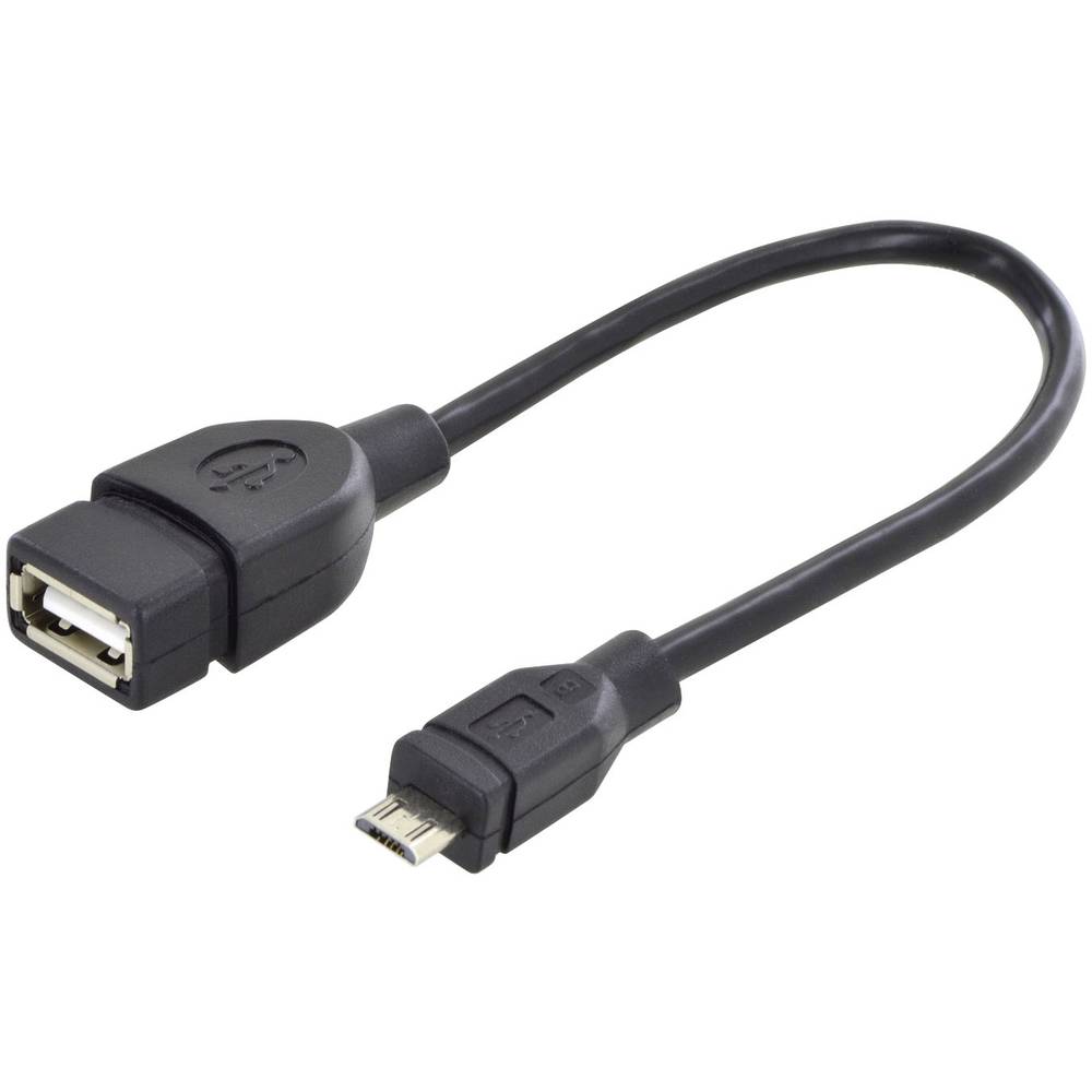 Raspberry PiÂ® SC0006 USB Adapter Raspberry Pi [1x USB 2.0 Connector Micro B - 1x USB 2.0 Port a] 8 Cm White