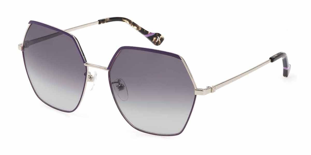 Yalea SYA057 0492 Womens Sunglasses Gold Size 59