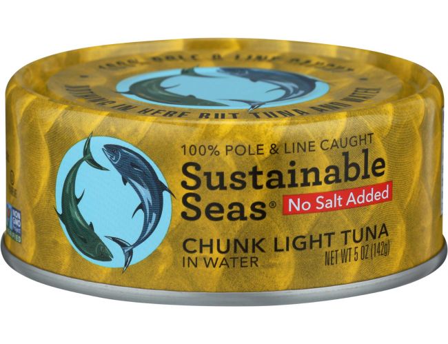5 Oz Chunk Light Tuna in Water Without Salt
