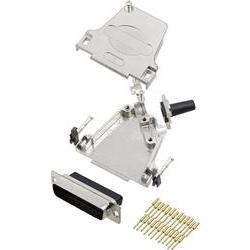 Encitech D45ZF25-DBCP25-K 6355-0049-03 D-SUB Stiftleisten-Set 45 Â° Polzahl (num): 25 Crimpen 1 St.