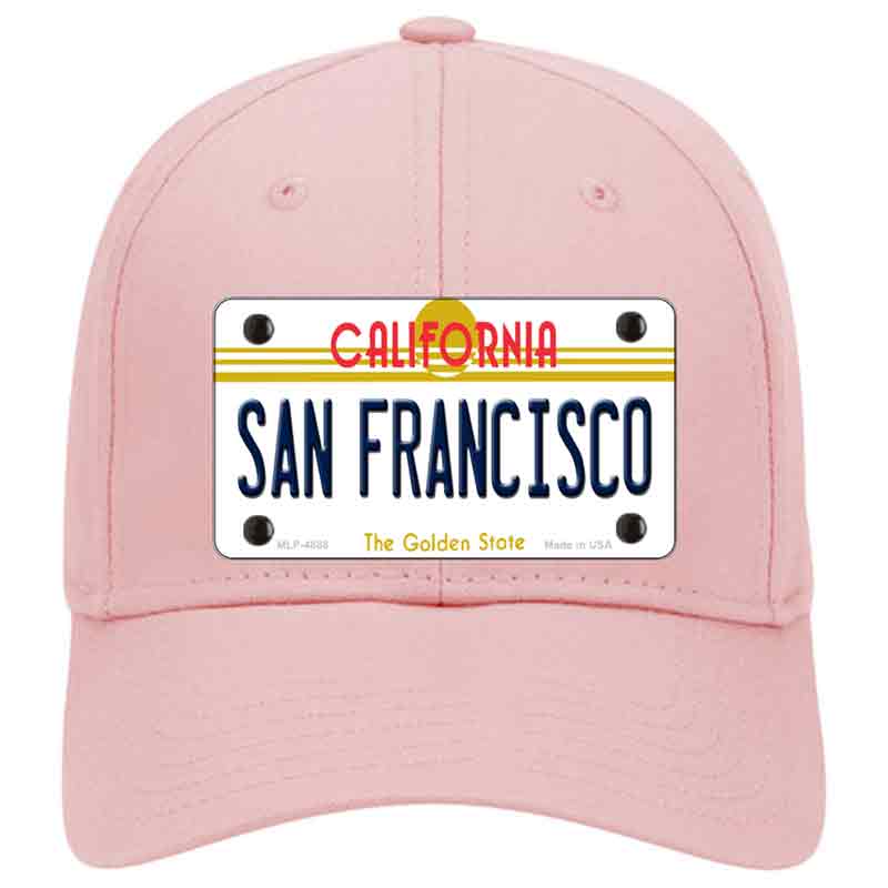 HAT-MLP-4888 4 X 2.2 in. San Francisco California Novelty License Plate Hat