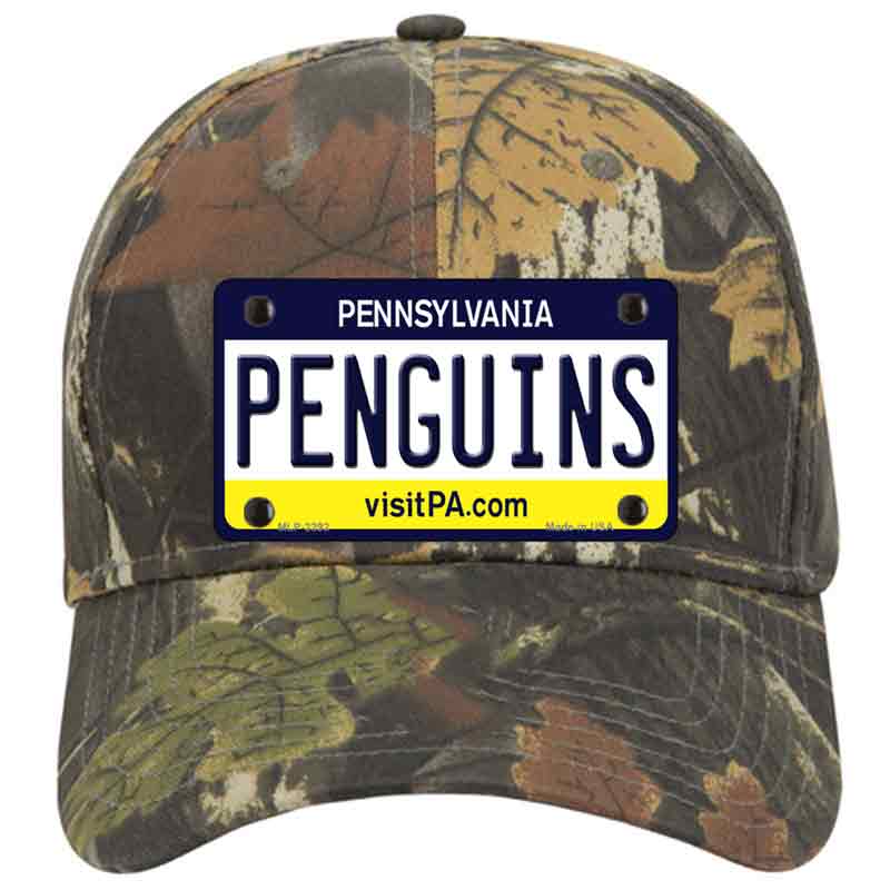 HAT-MLP-2292 4 X 2.2 in. Penguins Pennsylvania State Novelty License Plate Hat