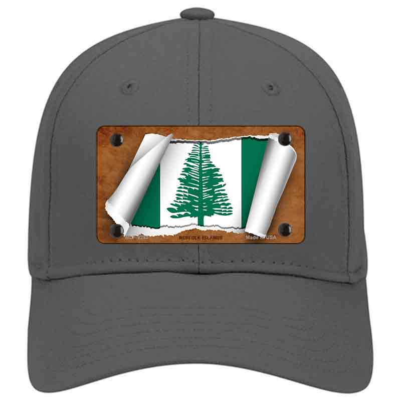 HAT-MLP-9253 4 X 2.2 in. Norfolk Islands Flag Scroll Novelty License Plate Hat