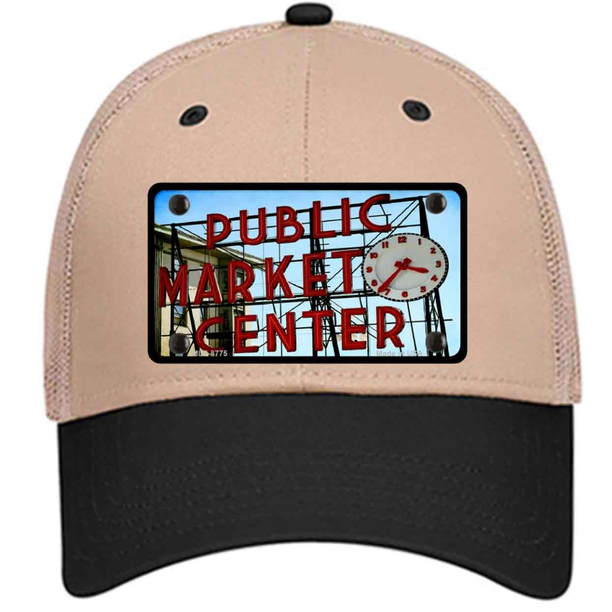 HAT-MLP-8775 4 X 2.2 in. Pikes Place Novelty License Plate Hat