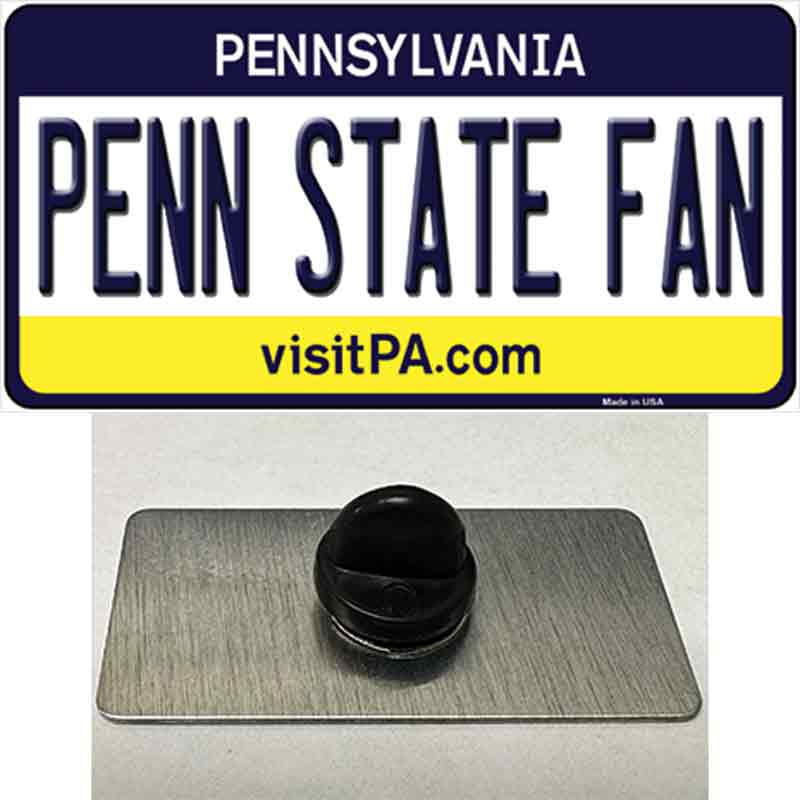 PIN-LP-12989 1.5 X 0.75 in. Penn State Fan Novelty Rectangle Metal Hat Pin