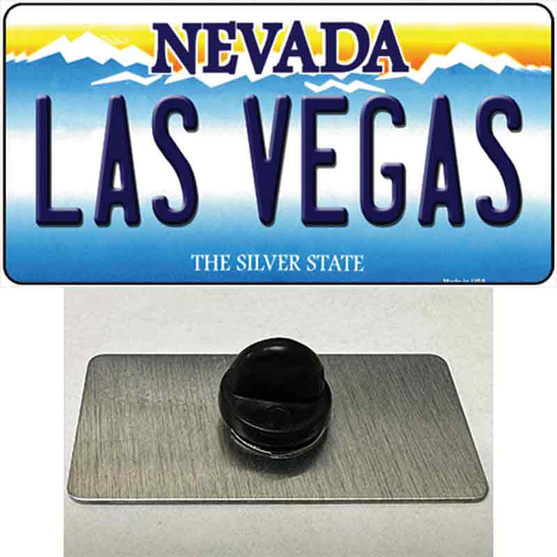PIN-LP-9545 1.5 X 0.75 in. Las Vegas Nevada Novelty Rectangle Metal Hat Pin