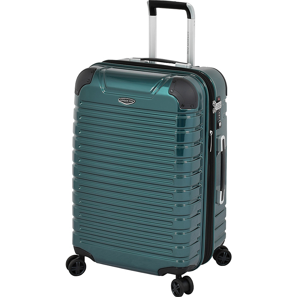 London Fog Dover 24' Expandable Hardside Spinner Checked Luggage