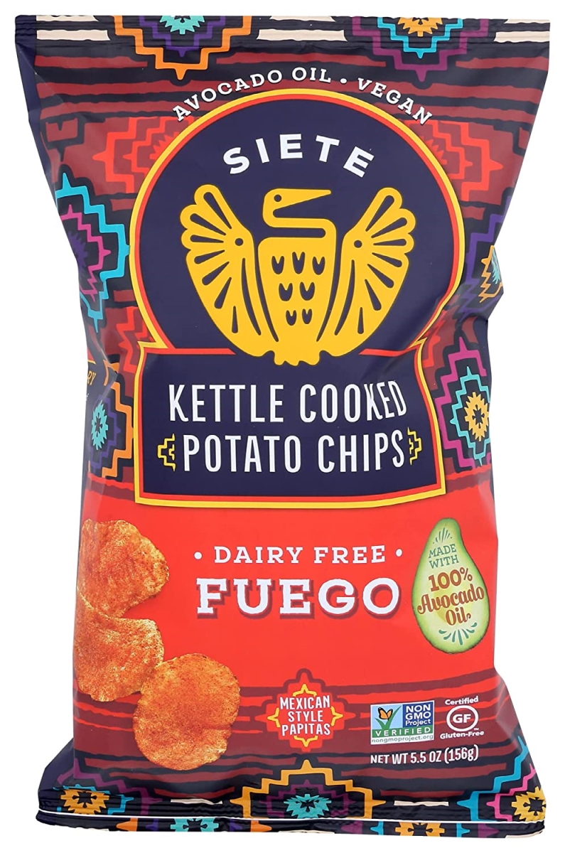 5.5 Oz Kettle Cooked Fuego Potato Chips, Pack of 6