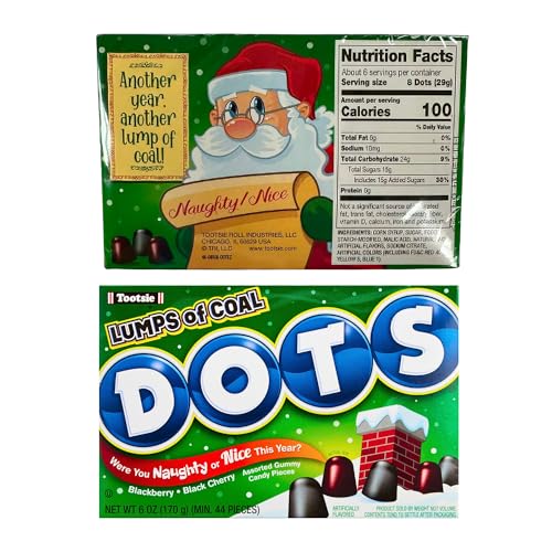 Gummy Chewy Candy Bundle. Includes One of Each 6 Oz Box of Tootsie Rolls Holiday Dots and Tootsie Dots Lumps Movie Theater Candy. Gluten Free Christma thumbnail