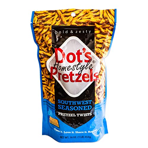Dot's Southwest Seasoned Pretzel Twists - Bold and Zesty Pretzel Sticks - Original Homestyle Twists - 2, 16oz Bags thumbnail
