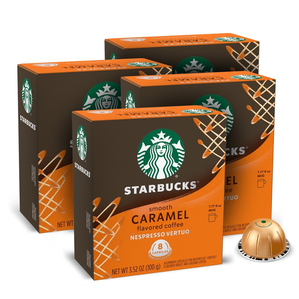 Starbucks by Nespresso Vertuo Line Smooth Caramel Light Roast Coffee Pods - 32ct