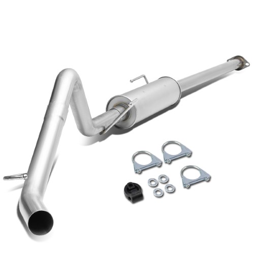 DNA Motoring CBE-TTAC05-40L for 2005 to 2015 Tacoma 4.0L 2.5  Muffler Catback Exhaust System 06 07 08 09 10 11 12 13 14