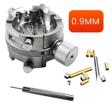 High Quality Watch Movement Holder for ETA 7750 7751 7753 / SW500 13 1/4 Adjusting Screws Watch Repair Tool 0.9MM Punch