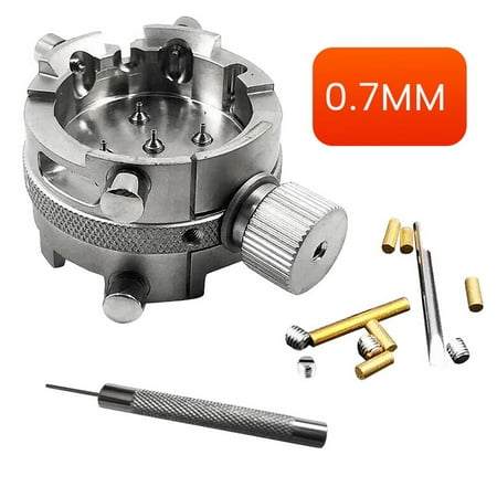 High Quality Watch Movement Holder for ETA 7750 7751 7753 / SW500 13 1/4 Adjusting Screws Watch Repair Tool 0.7MM Punch